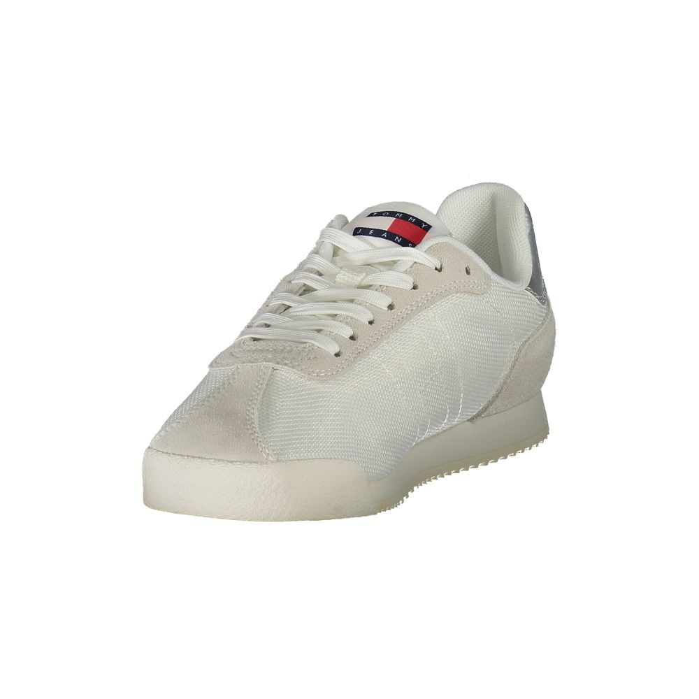 Tommy Hilfiger White Polyester Women Sneaker - Beyzy Store - Tommy Hilfiger