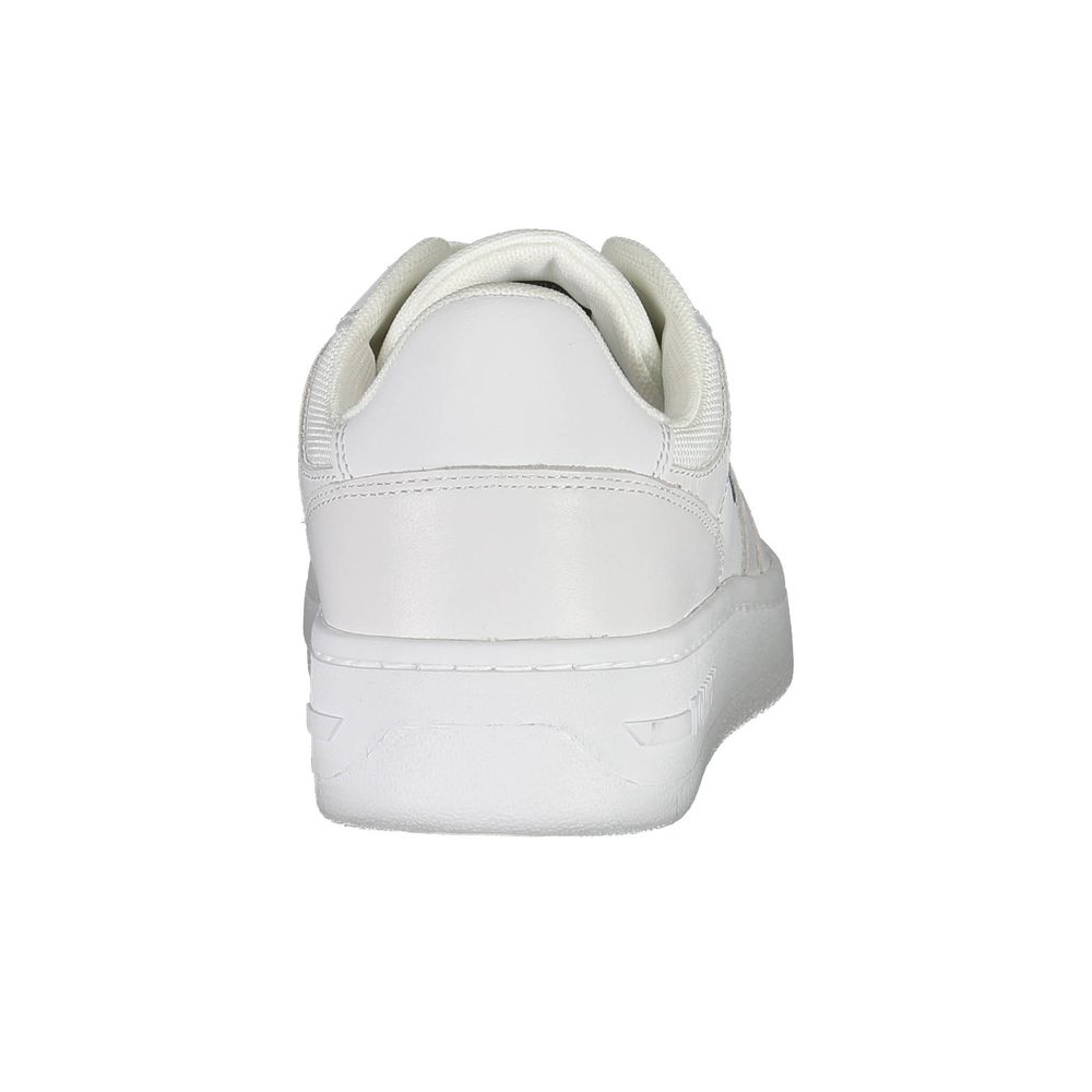 Tommy Hilfiger White Recycled Polyester Women Sneaker - Beyzy Store - Tommy Hilfiger