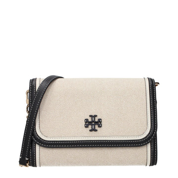 Tory Burch Beige Fabric Clutch Bag - Beyzy Store - Tory Burch