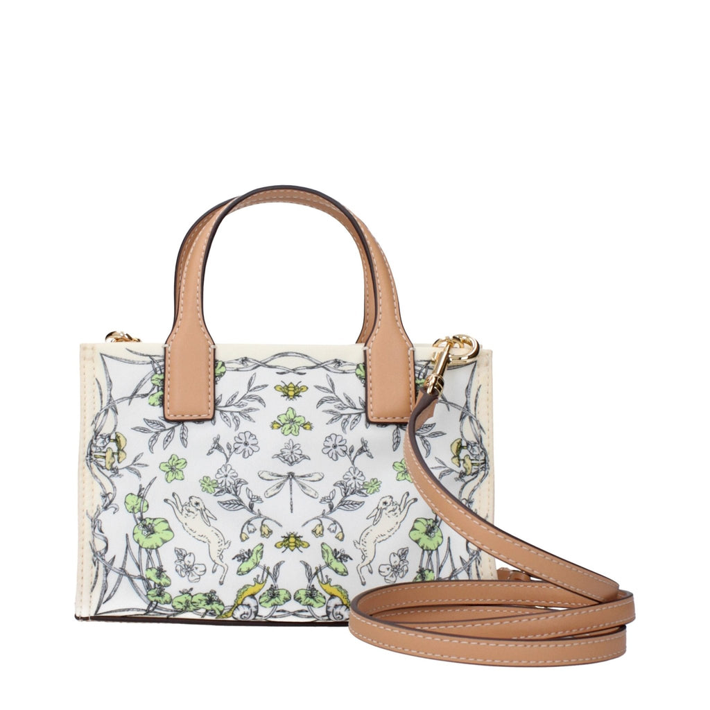 Tory Burch Beige Fabric Handbag - Beyzy Store - Tory Burch