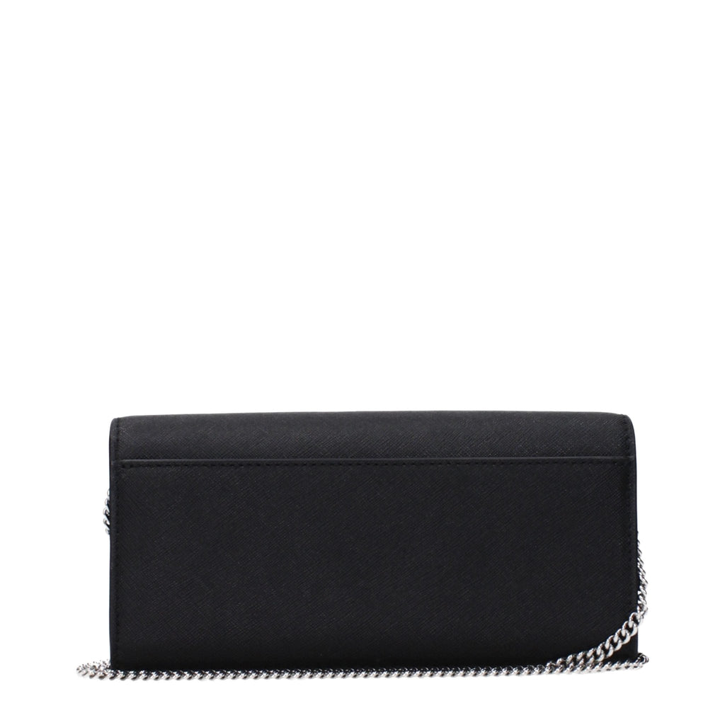 Tory Burch Black Leather Clutch Bag - Beyzy Store - Tory Burch