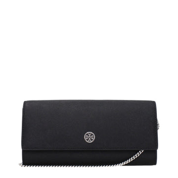 Tory Burch Black Leather Clutch Bag - Beyzy Store - Tory Burch
