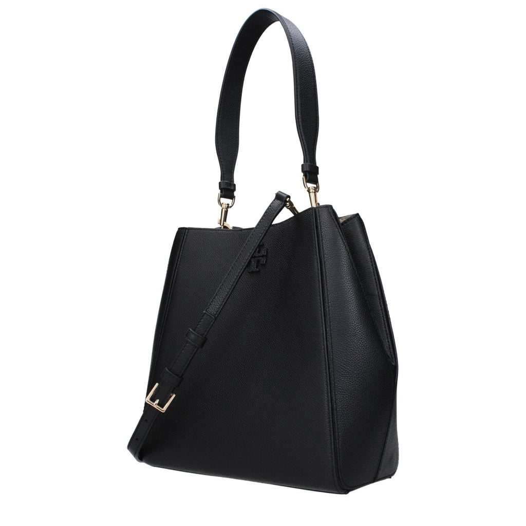 Tory Burch Black Leather Shoulder Bag - Beyzy Store - Tory Burch