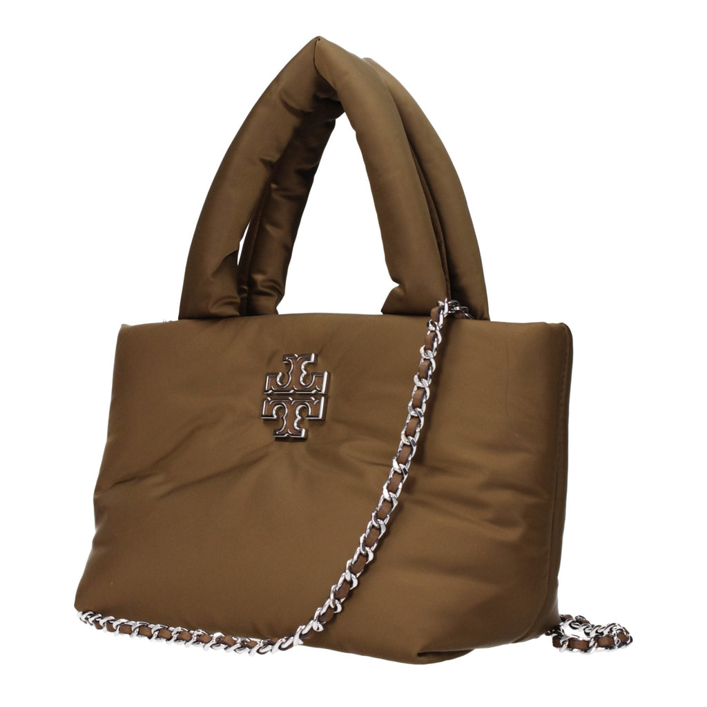 Tory Burch Brown Fabric Handbag - Beyzy Store - Tory Burch