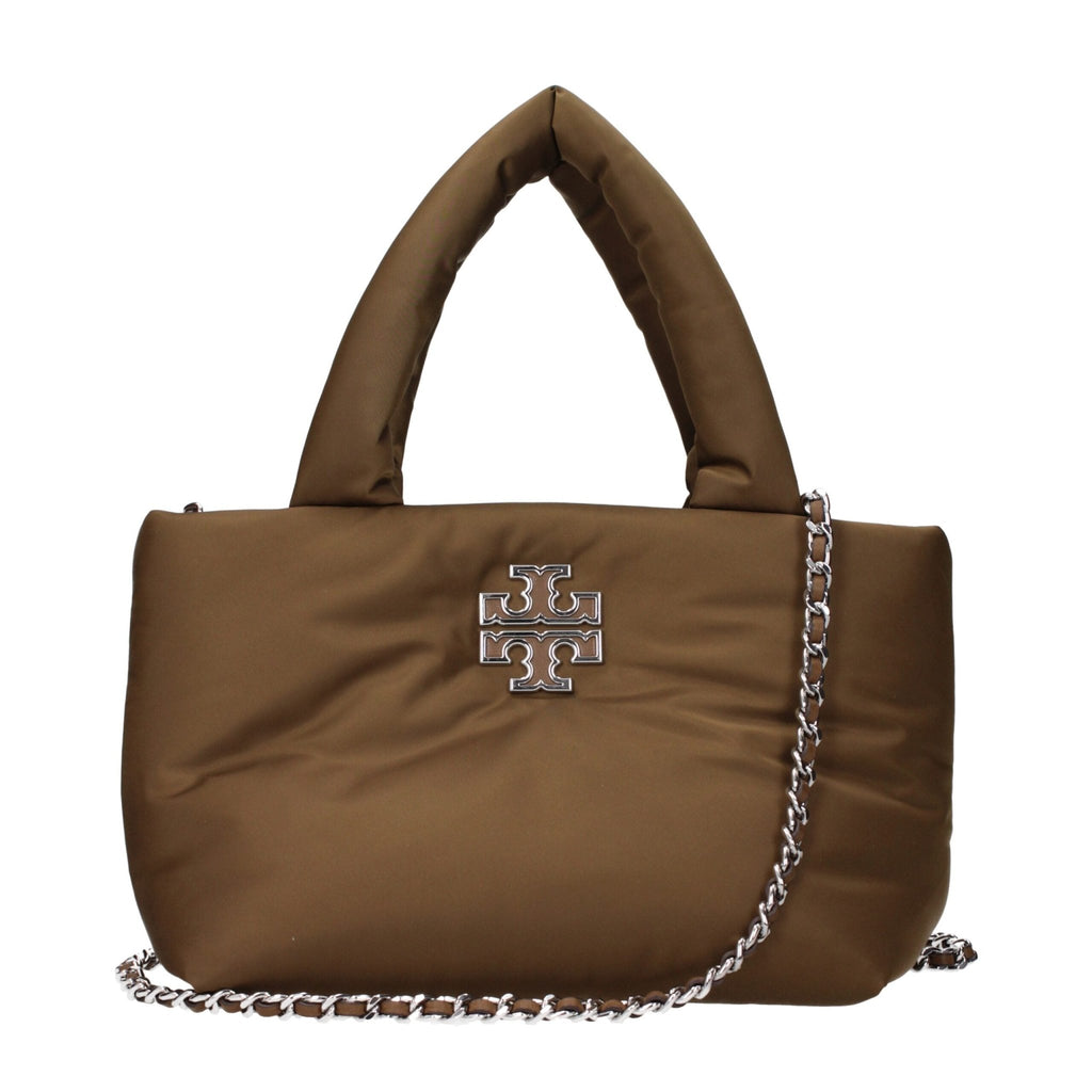 Tory Burch Brown Fabric Handbag - Beyzy Store - Tory Burch