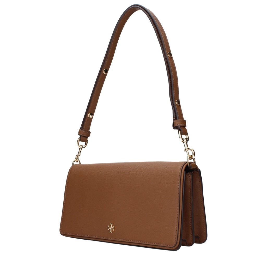 Tory Burch Brown Leather Shoulder Bag - Beyzy Store - Tory Burch