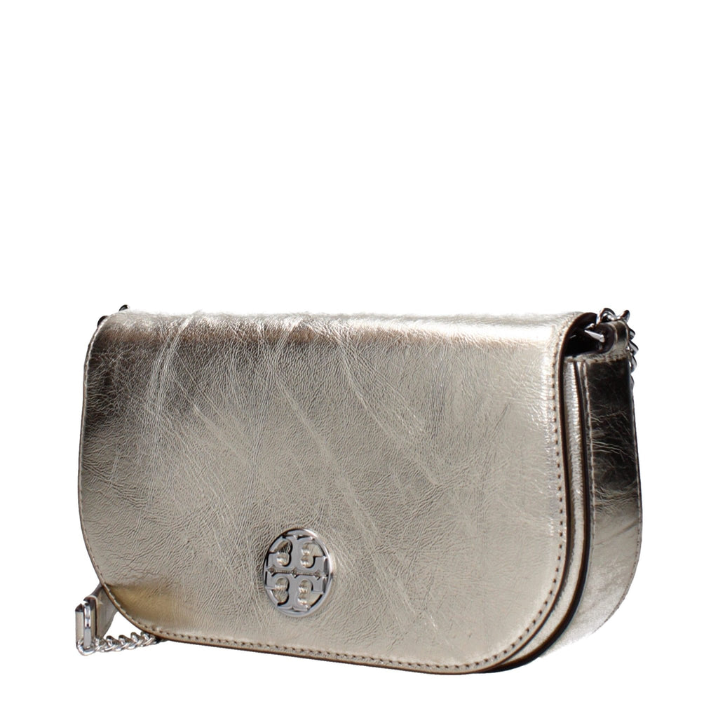 Tory Burch Gold Leather Crossbody Bag - Beyzy Store - Tory Burch