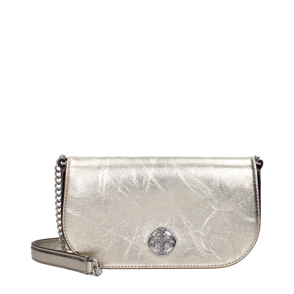 Tory Burch Gold Leather Crossbody Bag - Beyzy Store - Tory Burch