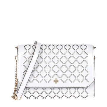 Tory Burch White Leather Clutch Bag - Beyzy Store - Tory Burch