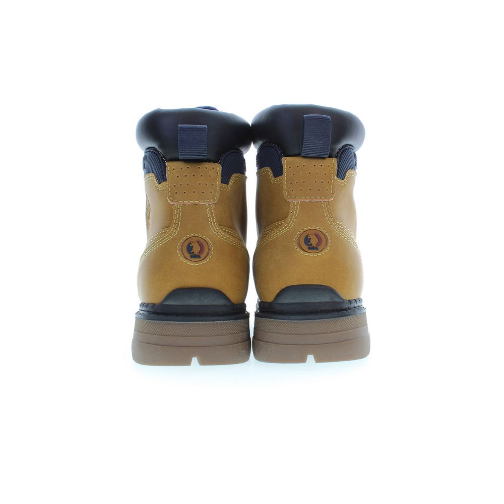 U.S. POLO ASSN. Beige Polyester Men Boot - Beyzy Store - U.S. POLO ASSN.