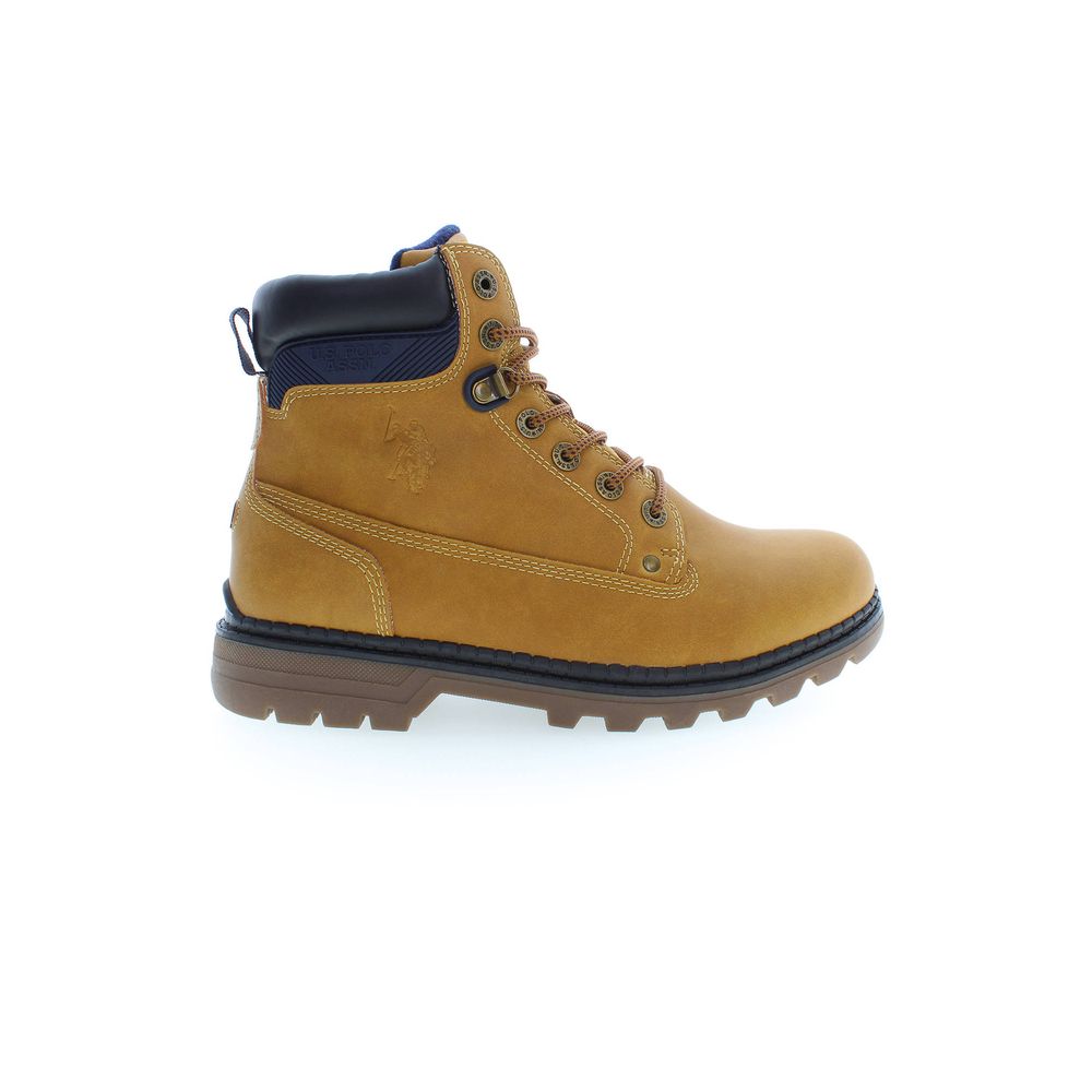U.S. POLO ASSN. Beige Polyester Men Boot - Beyzy Store - U.S. POLO ASSN.