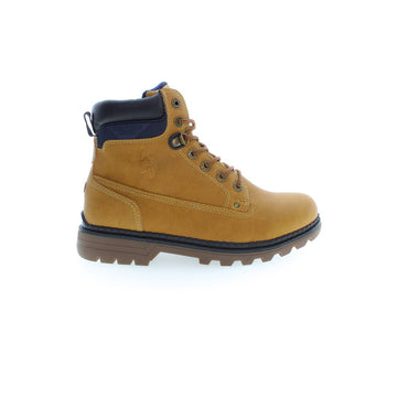 U.S. POLO ASSN. Beige Polyester Men Boot - Beyzy Store - U.S. POLO ASSN.