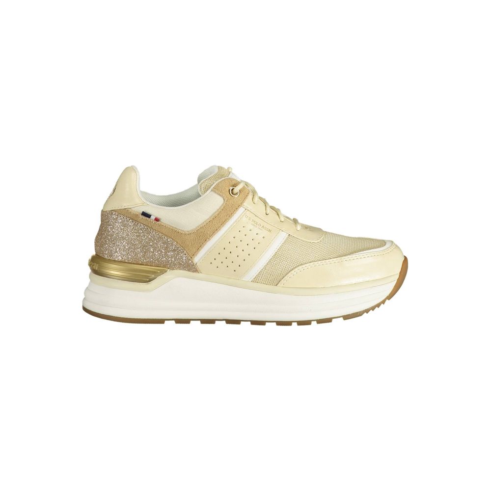 U.S. POLO ASSN. Beige Polyester Sneaker - Beyzy Store - U.S. POLO ASSN.