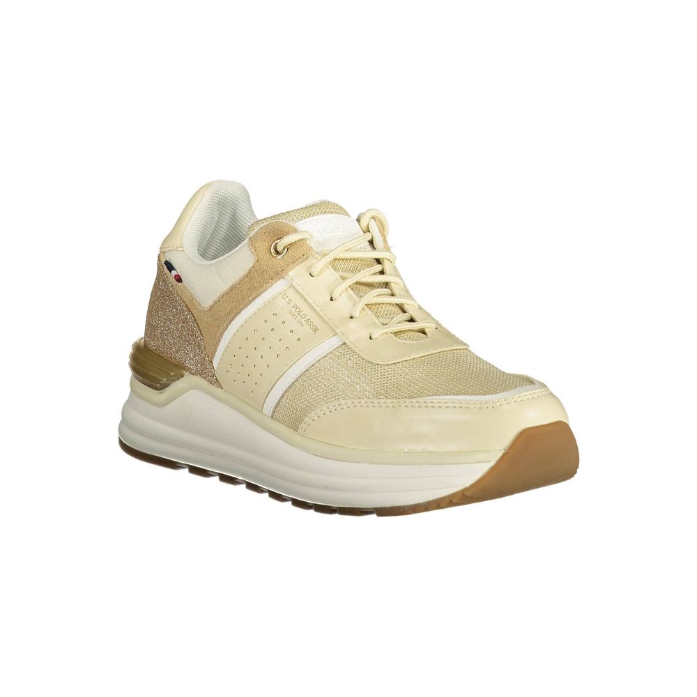 U.S. POLO ASSN. Beige Polyester Sneaker - Beyzy Store - U.S. POLO ASSN.