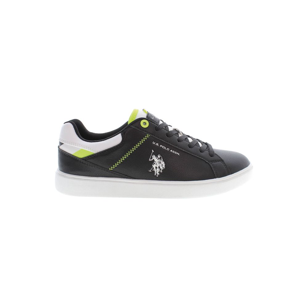 U.S. POLO ASSN. Black Polyester Men Sneaker - Beyzy Store - U.S. POLO ASSN.