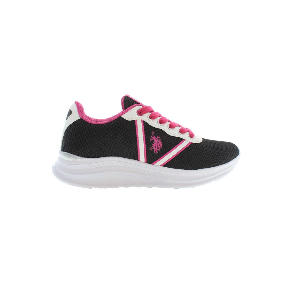 U.S. POLO ASSN. Black Polyester Women Sneaker - Beyzy Store - U.S. POLO ASSN.