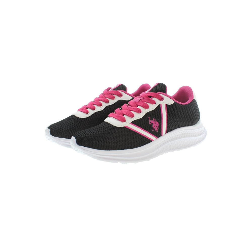 U.S. POLO ASSN. Black Polyester Women Sneaker - Beyzy Store - U.S. POLO ASSN.