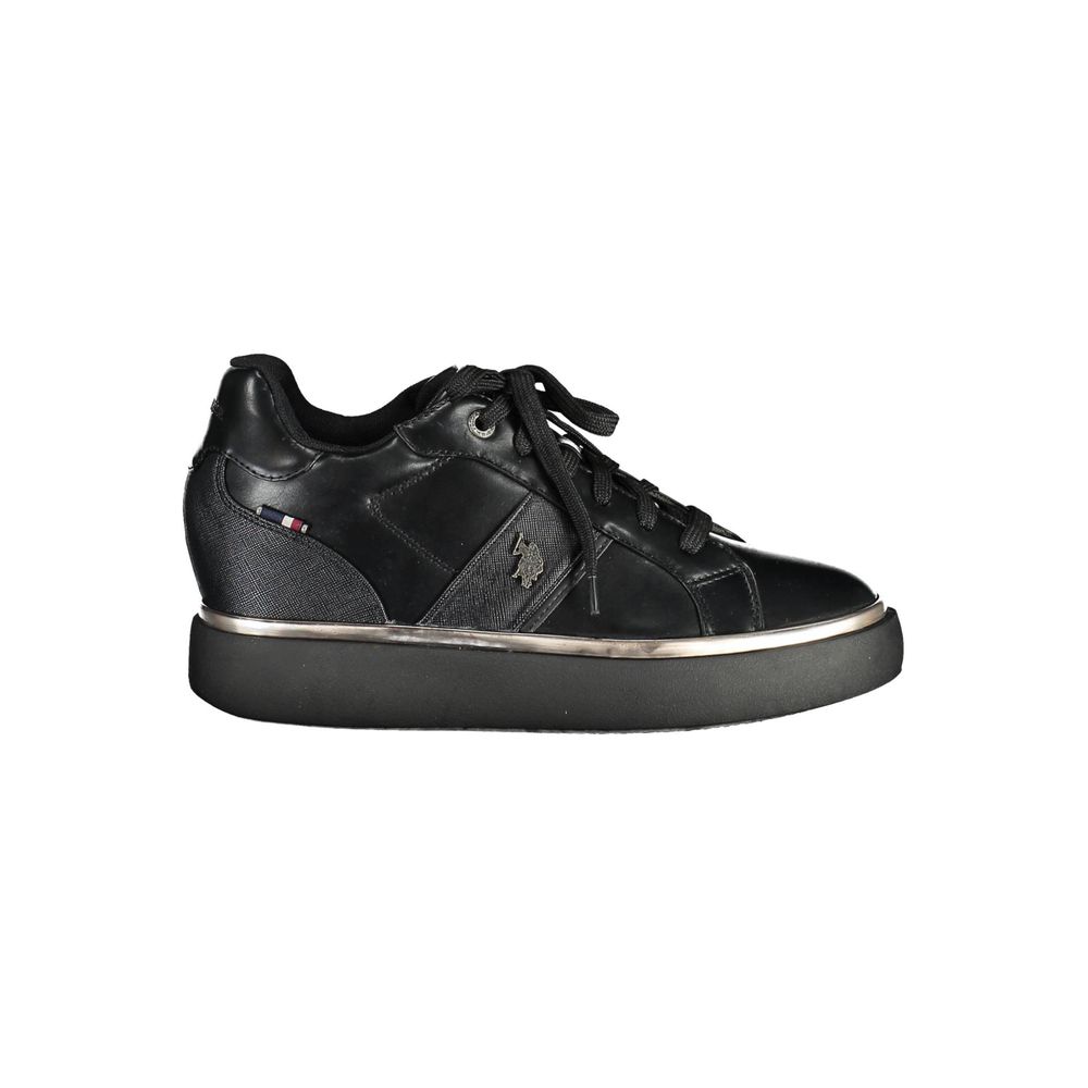 U.S. POLO ASSN. Black Polyester Women Sneaker - Beyzy Store - U.S. POLO ASSN.