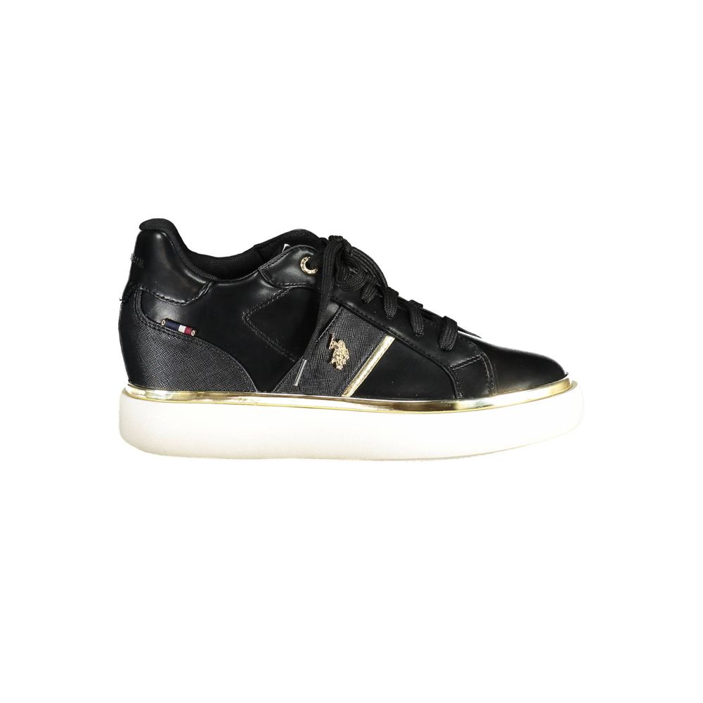 U.S. POLO ASSN. Black Polyester Women Sneaker - Beyzy Store - U.S. POLO ASSN.