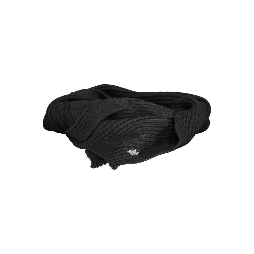 U.S. POLO ASSN. Black Wool Scarf - Beyzy Store - U.S. POLO ASSN.