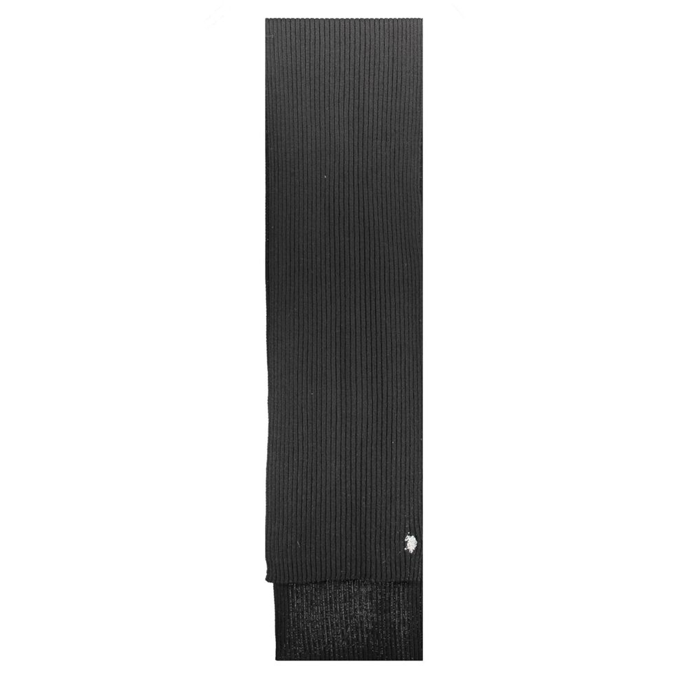 U.S. POLO ASSN. Black Wool Scarf - Beyzy Store - U.S. POLO ASSN.