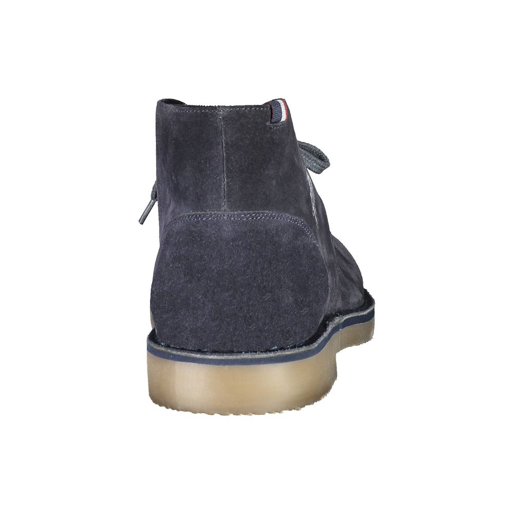 U.S. POLO ASSN. Blue Leather Mens Ankle Boot - Beyzy Store - U.S. POLO ASSN.