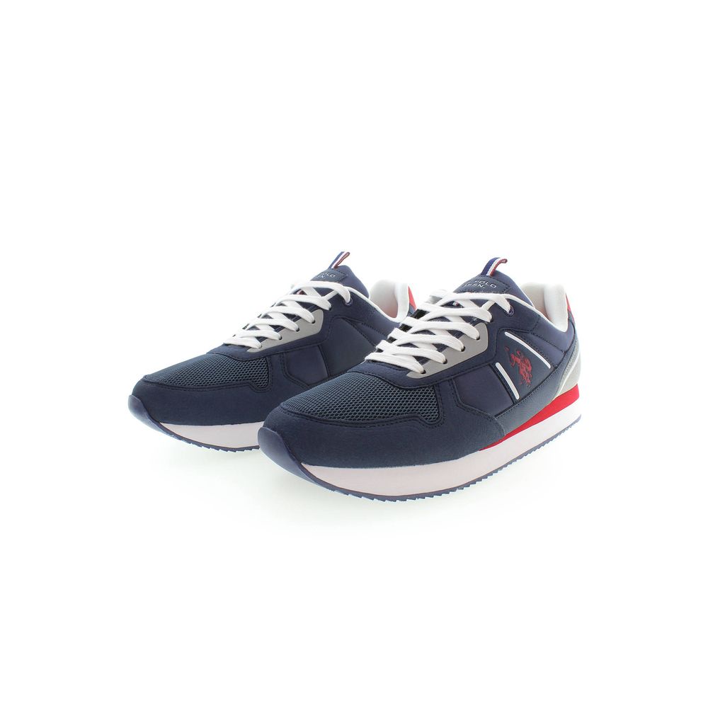U.S. POLO ASSN. Blue Polyester Men Sneaker - Beyzy Store - U.S. POLO ASSN.