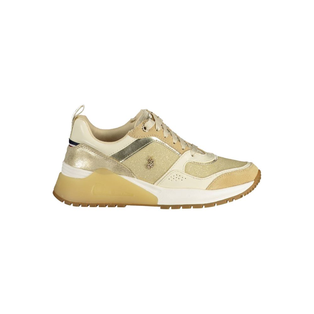 U.S. POLO ASSN. Gold Polyester Sneaker - Beyzy Store - U.S. POLO ASSN.