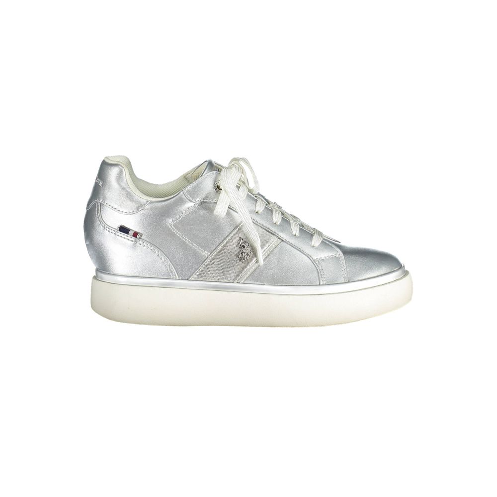 U.S. POLO ASSN. Gray Polyester Women Sneaker - Beyzy Store - U.S. POLO ASSN.