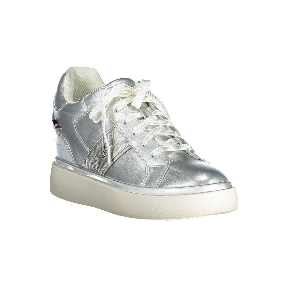 U.S. POLO ASSN. Gray Polyester Women Sneaker - Beyzy Store - U.S. POLO ASSN.