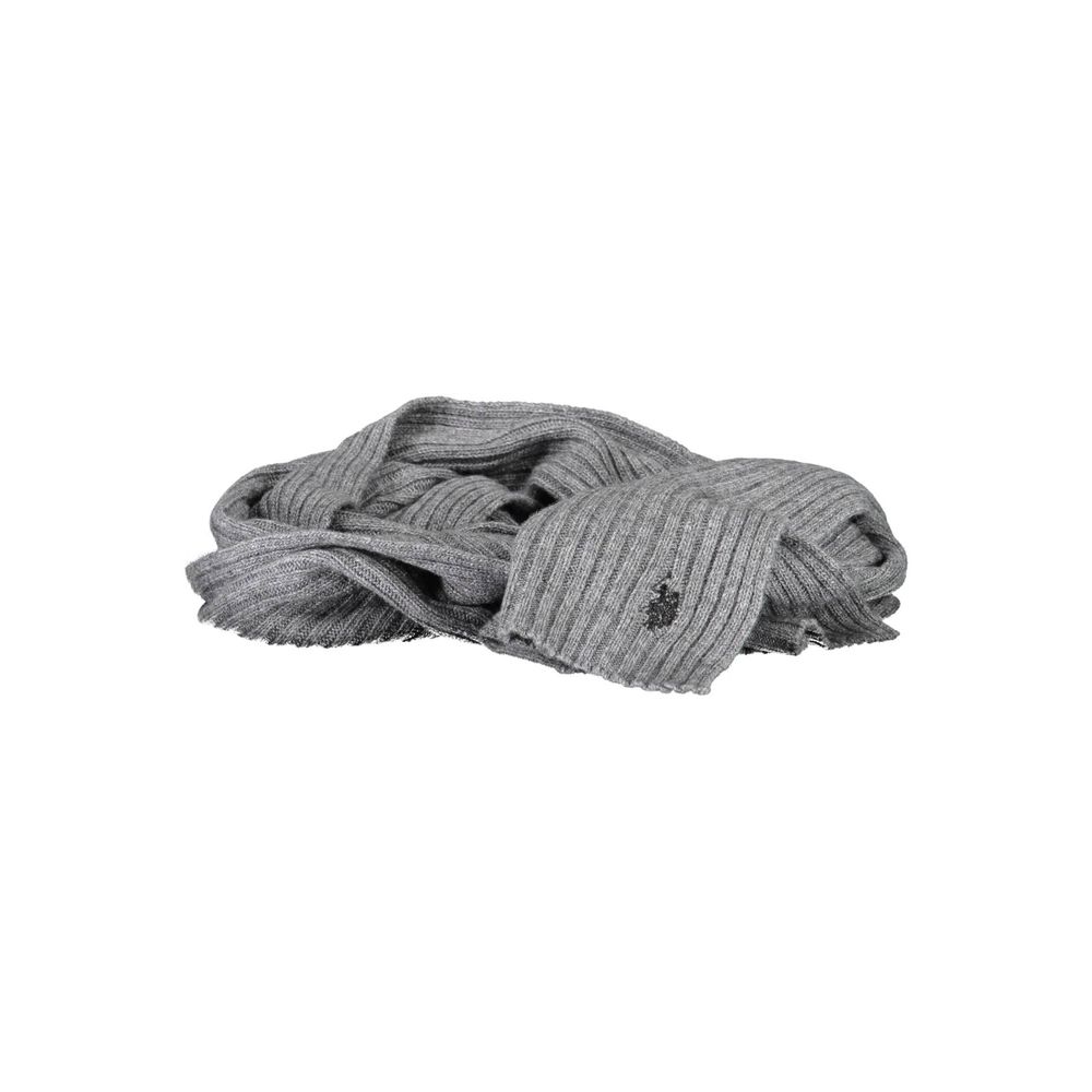 U.S. POLO ASSN. Gray Wool Scarf - Beyzy Store - U.S. POLO ASSN.
