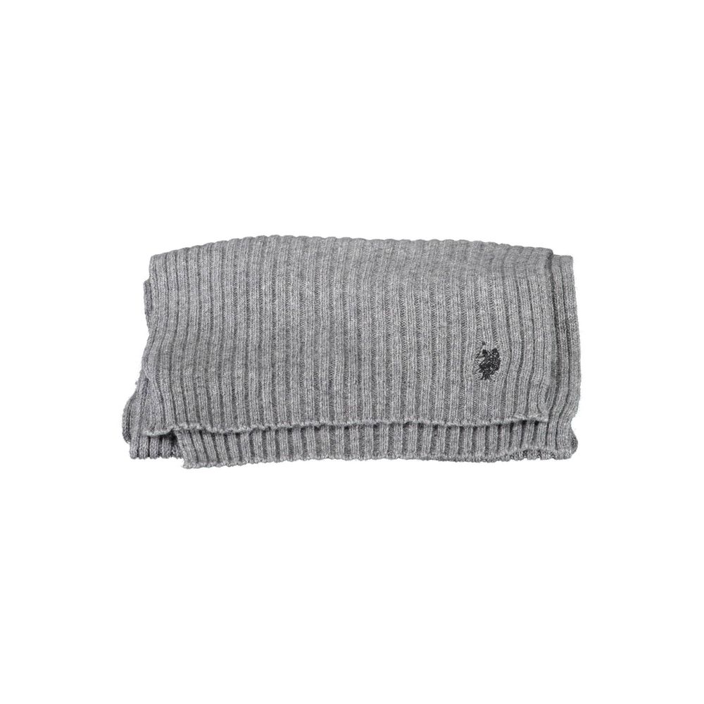 U.S. POLO ASSN. Gray Wool Scarf - Beyzy Store - U.S. POLO ASSN.
