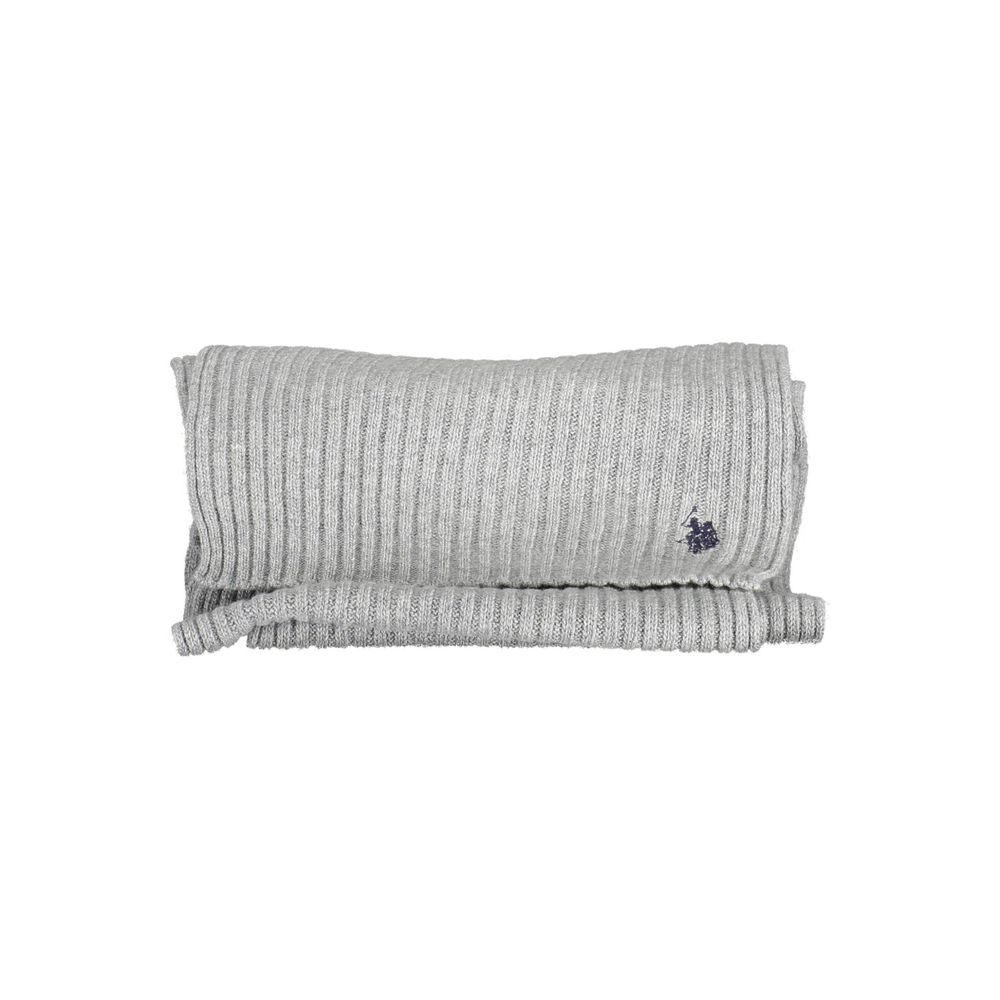 U.S. POLO ASSN. Gray Wool Scarf - Beyzy Store - U.S. POLO ASSN.