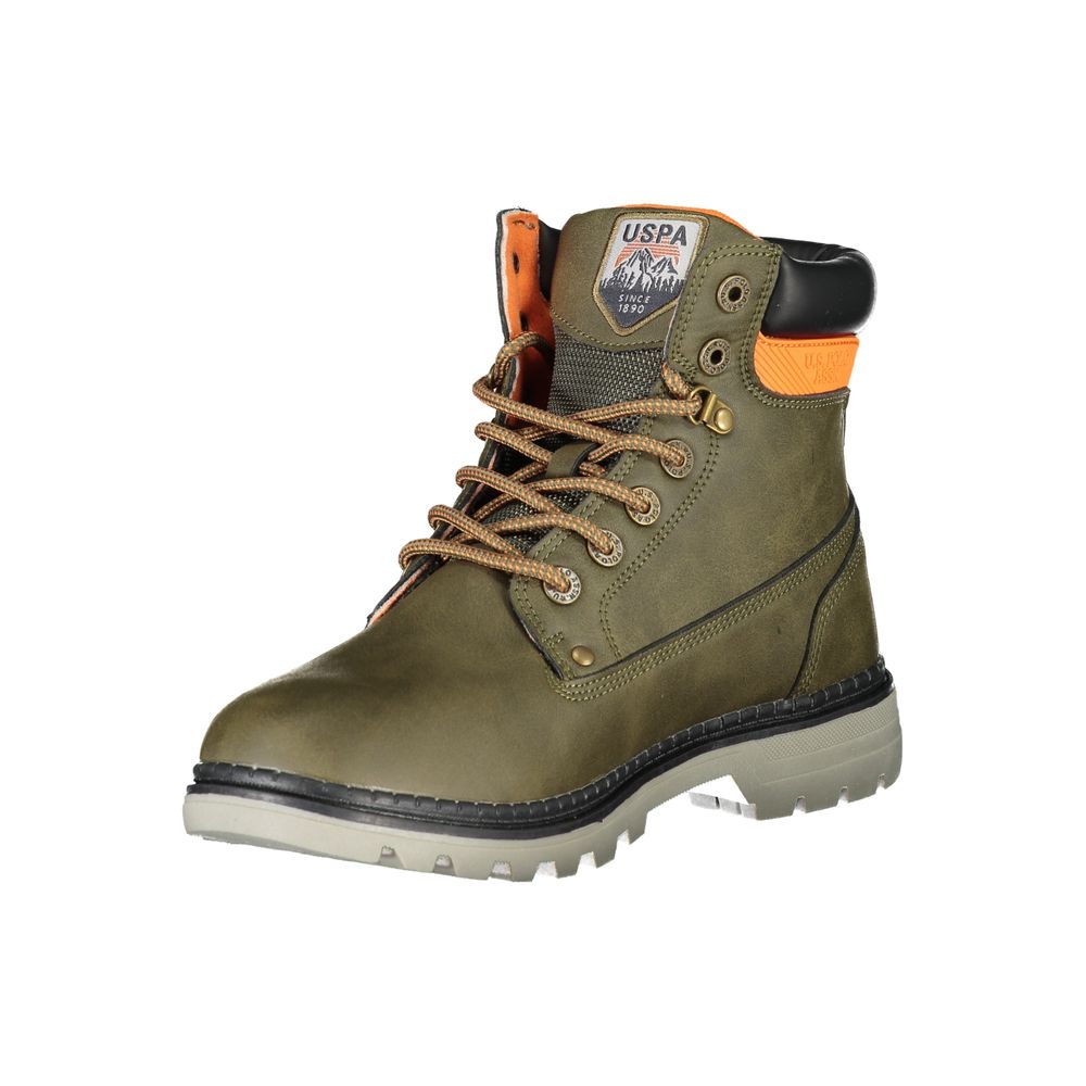 U.S. POLO ASSN. Green Polyester Boot - Beyzy Store - U.S. POLO ASSN.