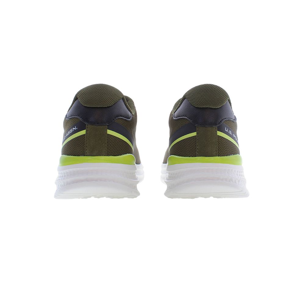 U.S. POLO ASSN. Green Polyester Men Sneaker - Beyzy Store - U.S. POLO ASSN.