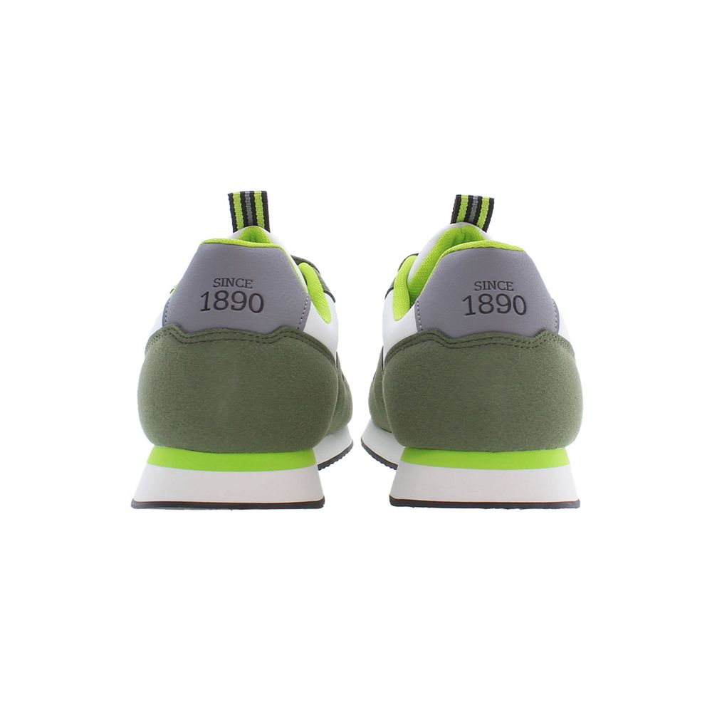 U.S. POLO ASSN. Green Polyester Men Sneaker - Beyzy Store - U.S. POLO ASSN.
