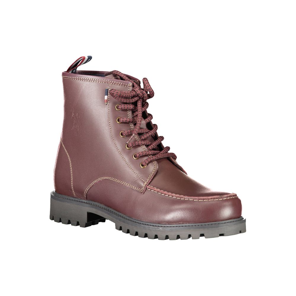 U.S. POLO ASSN. Red Leather Men Boot - Beyzy Store - U.S. POLO ASSN.