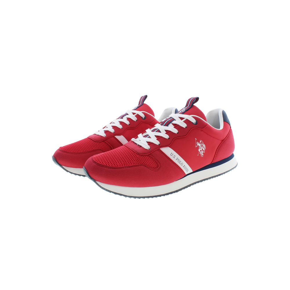 U.S. POLO ASSN. Red Polyester Men Sneaker - Beyzy Store - U.S. POLO ASSN.