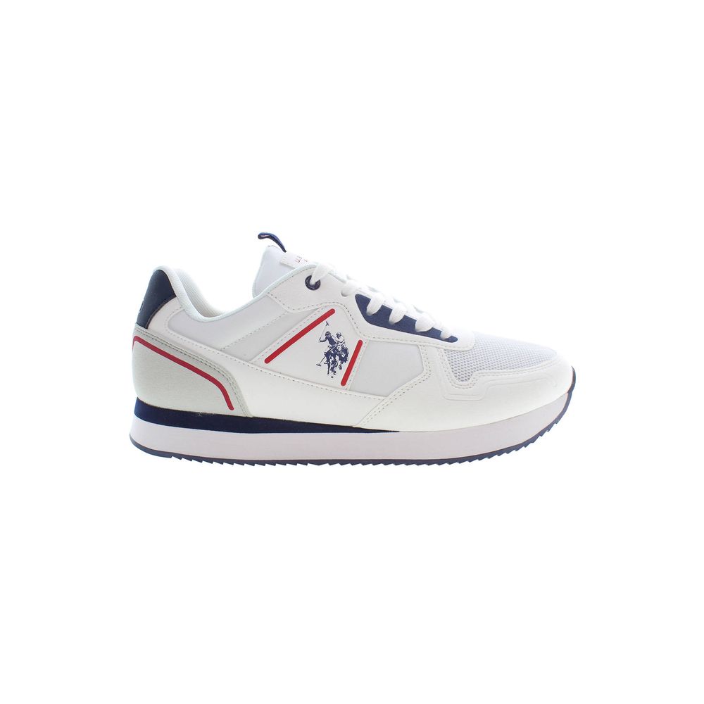 U.S. POLO ASSN. White Polyester Men Sneaker - Beyzy Store - U.S. POLO ASSN.