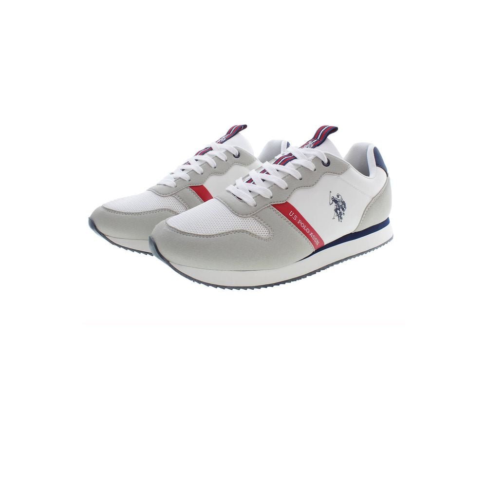 U.S. POLO ASSN. White Polyester Men Sneaker - Beyzy Store - U.S. POLO ASSN.