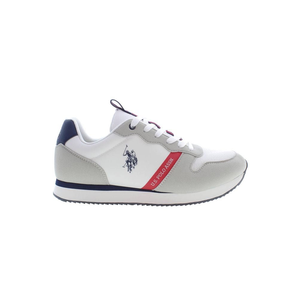 U.S. POLO ASSN. White Polyester Men Sneaker - Beyzy Store - U.S. POLO ASSN.