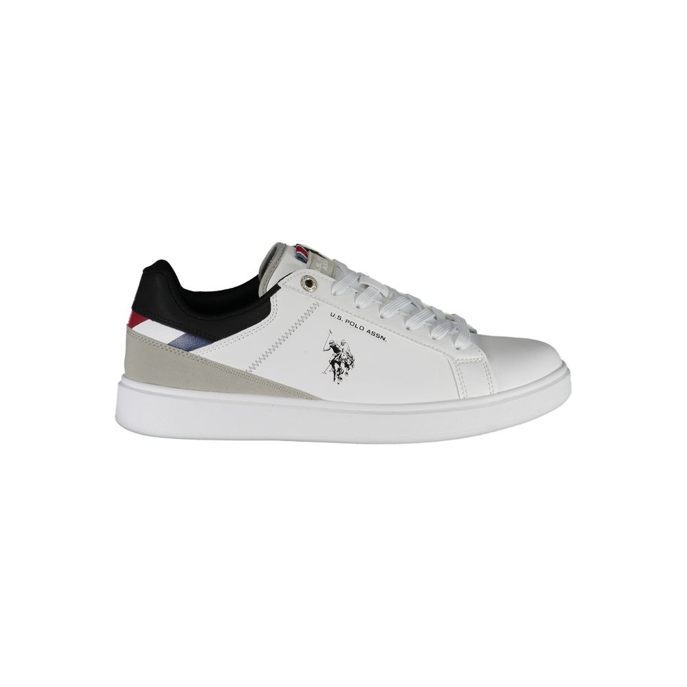 U.S. POLO ASSN. White Polyester Sneaker - Beyzy Store - U.S. POLO ASSN.