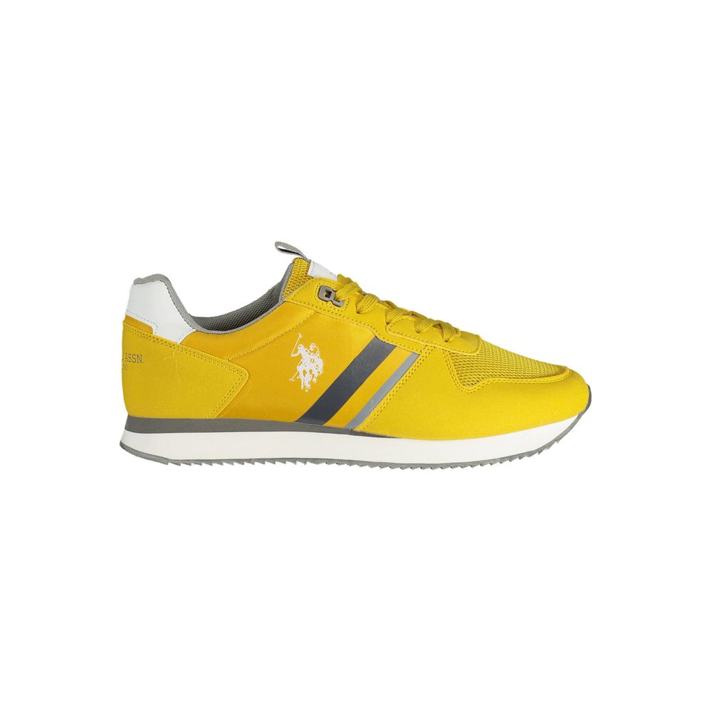 U.S. POLO ASSN. Yellow Polyester Men Sneaker - Beyzy Store - U.S. POLO ASSN.