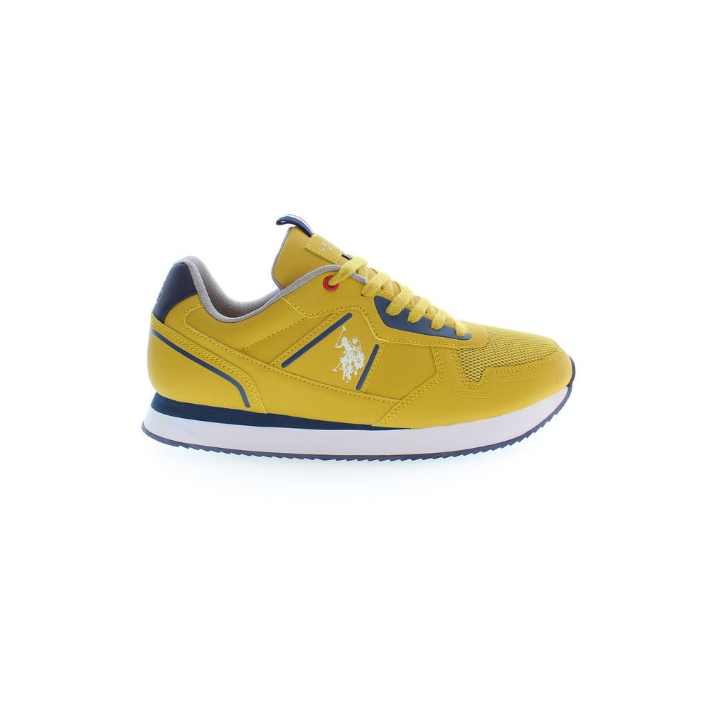 U.S. POLO ASSN. Yellow Polyester Men Sneaker - Beyzy Store - U.S. POLO ASSN.