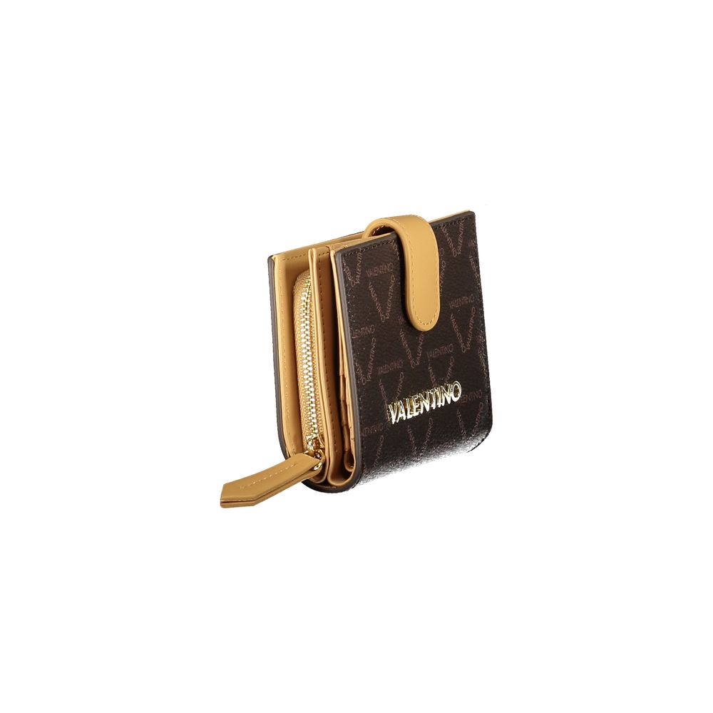 Valentino Bags Brown Polyethylene Women Wallet - Beyzy Store - Valentino Bags