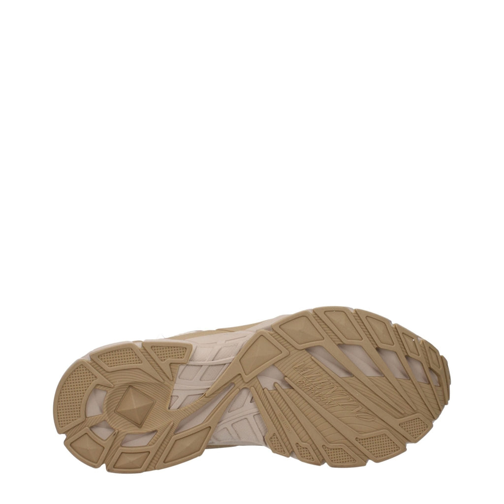 Valentino Garavani Beige Fabric Sneakers - Beyzy Store - Valentino Garavani