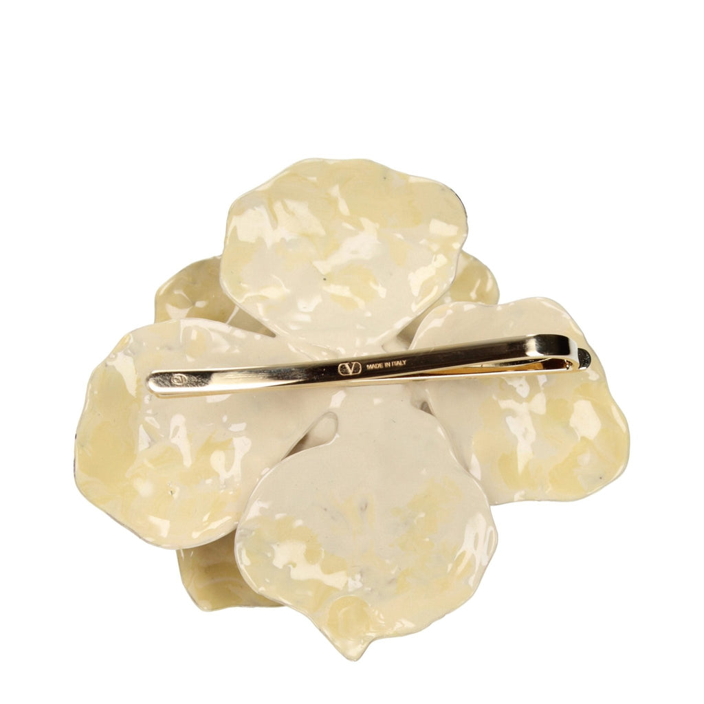 Valentino Garavani Beige Metal Broches - Beyzy Store - Valentino Garavani