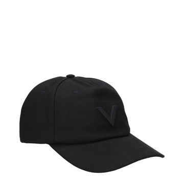 Valentino Garavani Black Cotton Hat - Beyzy Store - Valentino Garavani