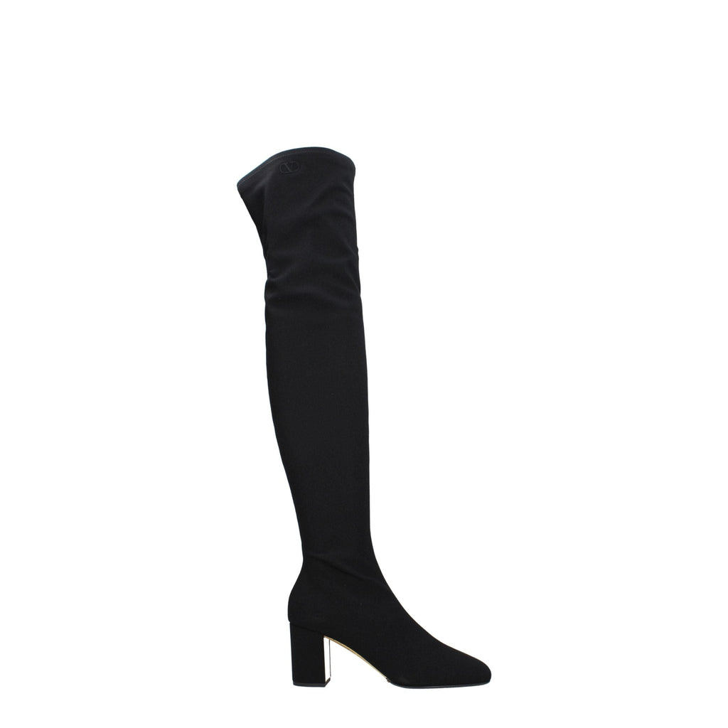 Valentino Garavani Black Fabric Boot - Beyzy Store - Valentino Garavani