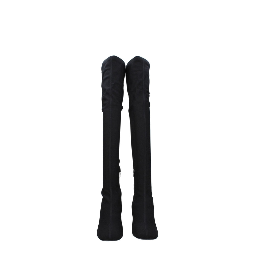 Valentino Garavani Black Fabric Boot - Beyzy Store - Valentino Garavani